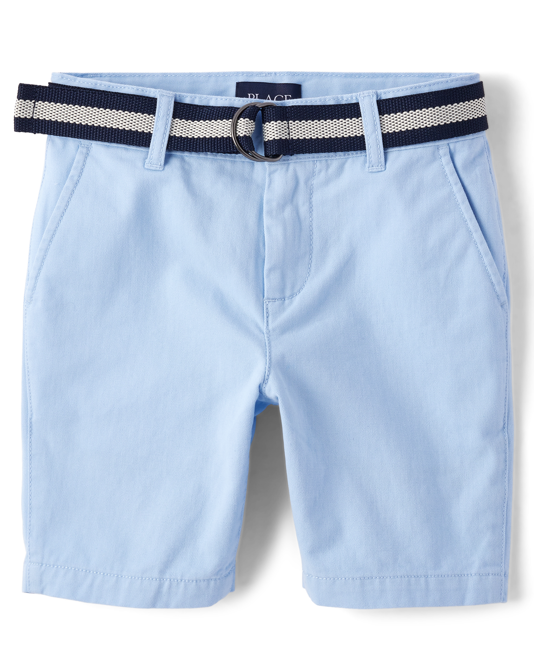 【送料&関税込】Frame the Boy Short White Shorts With Belt L Boys Belted Chino Shorts - WHITE | The Children's Place
