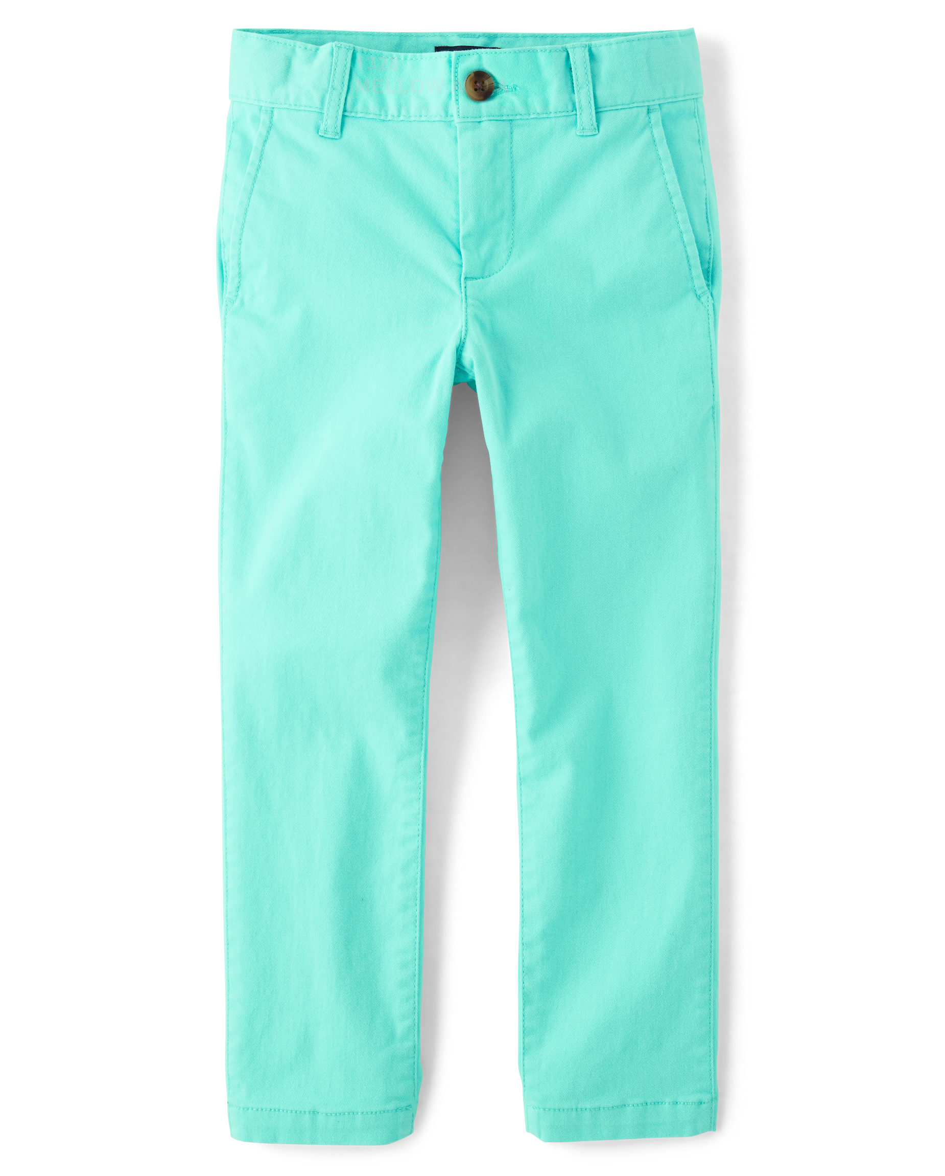 Boys Uniform Stretch Skinny Chino Pants - BLUE | The