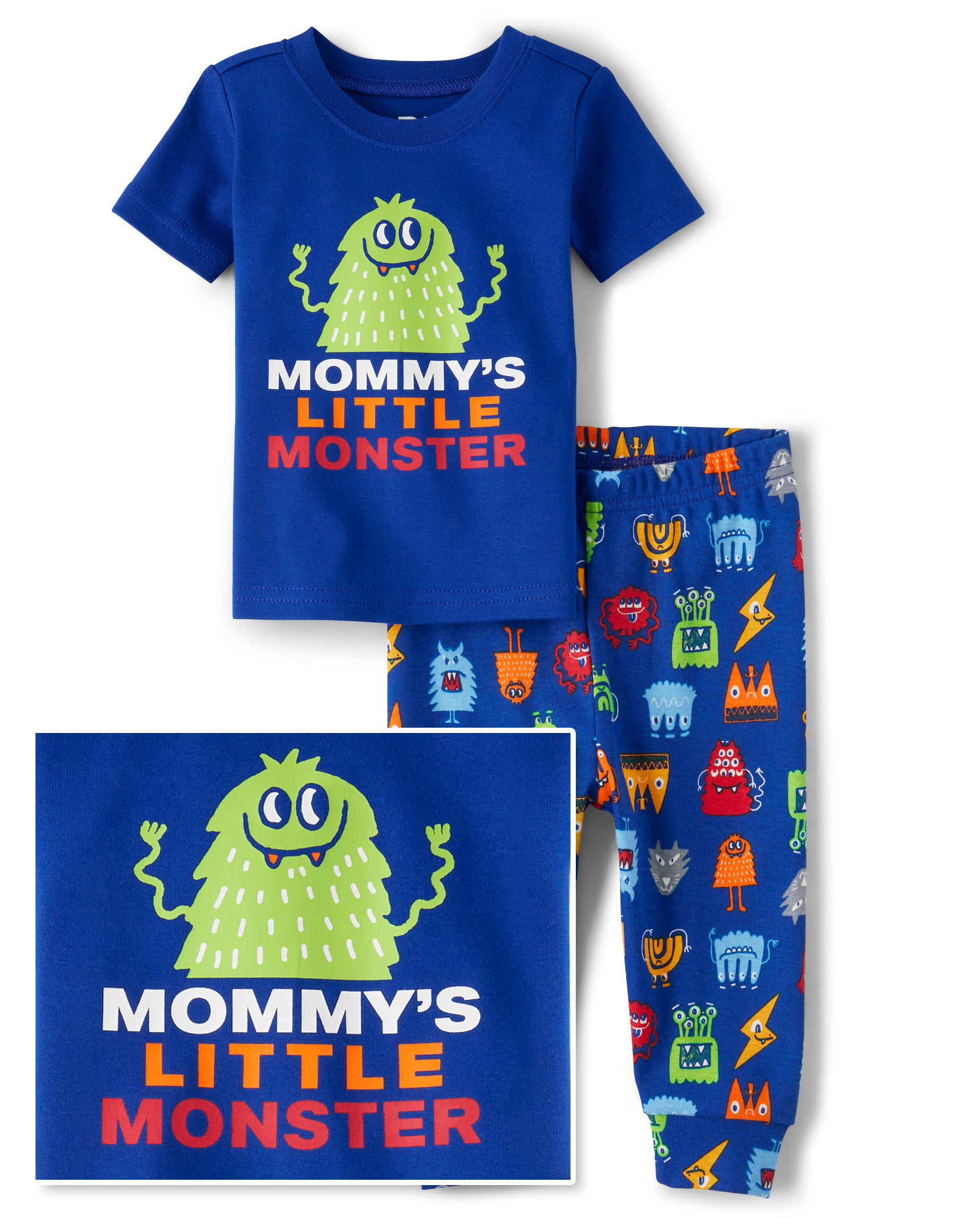 キッズ・ファミリー Play Along! Blu-ray Baby Floral 2-Way Zip Waffle Knit Sleep & Play Pajamas