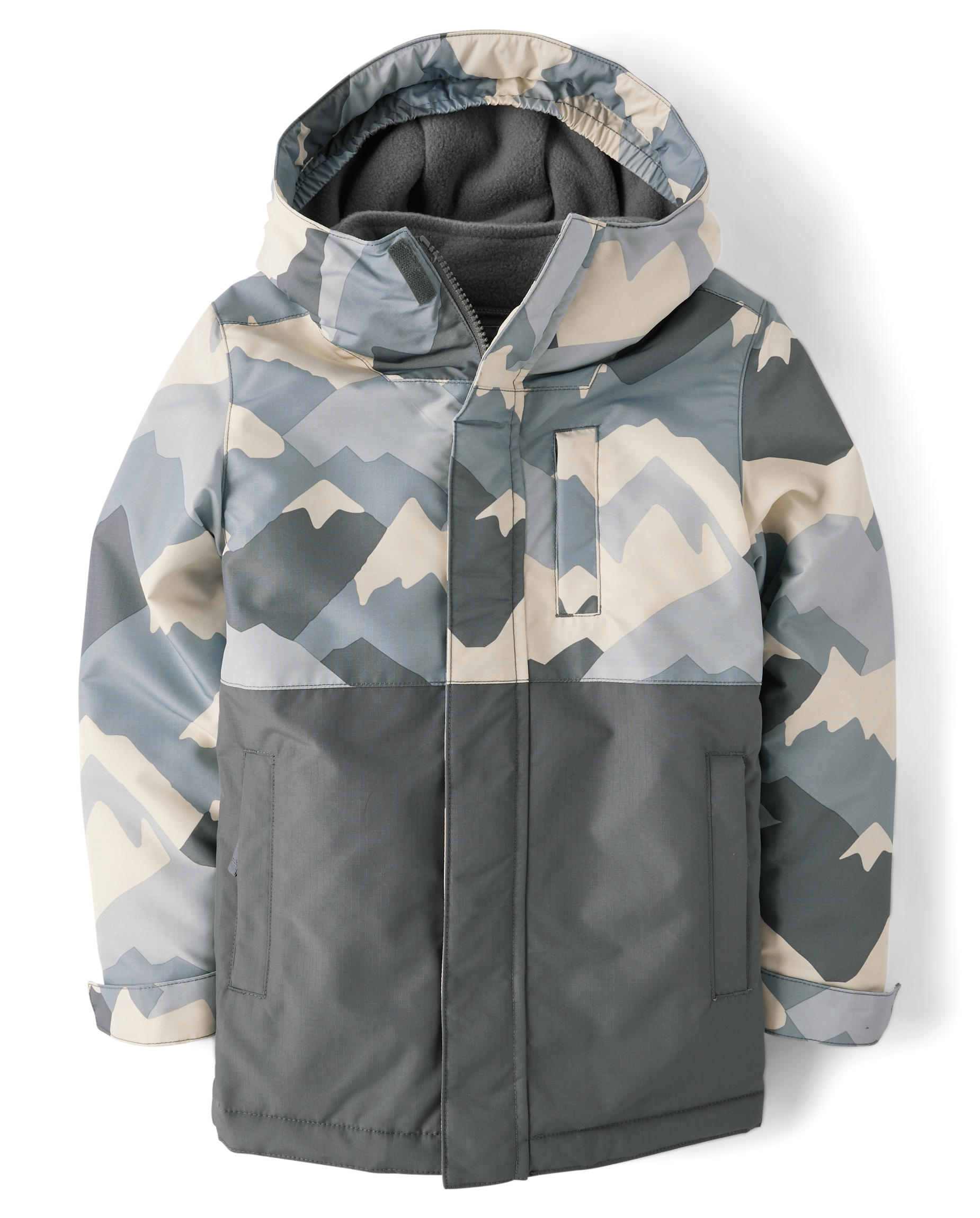 Boys Long Sleeve Colorblock 3 in 1 Jacket - BLACK | The Children's