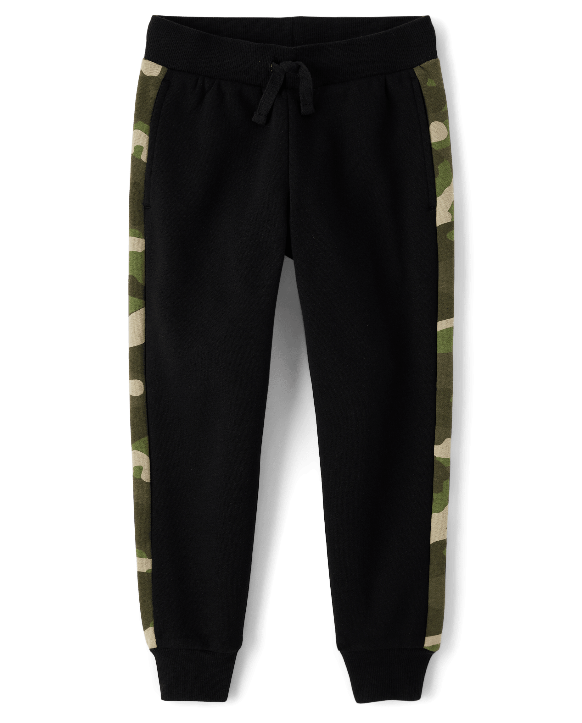【KOOLOSET】Fleece color matching jogger pants Guard Joggers