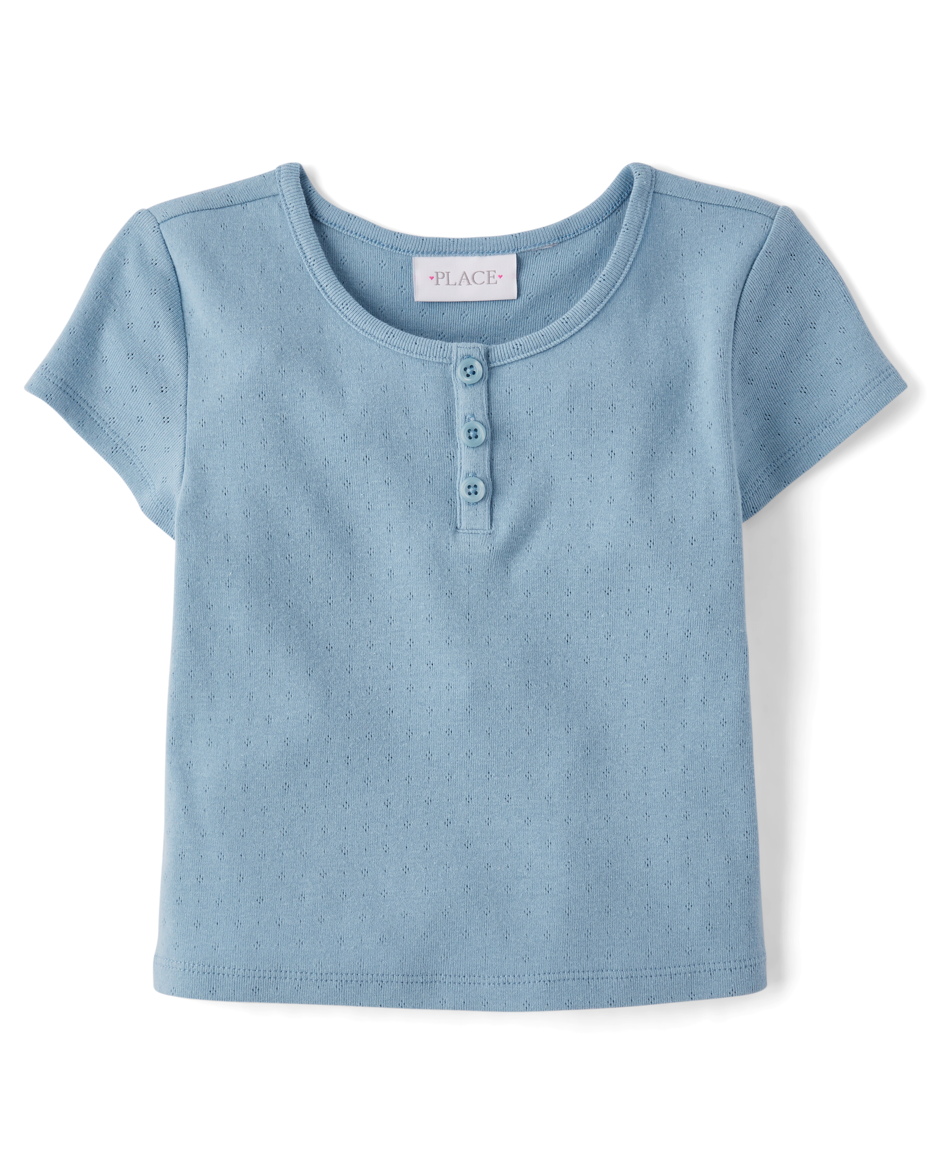 新品 BALLOON TEE DOVE POINTELLE 2Y Wishlist Pointelle T-Shirt - Fringe Boutique