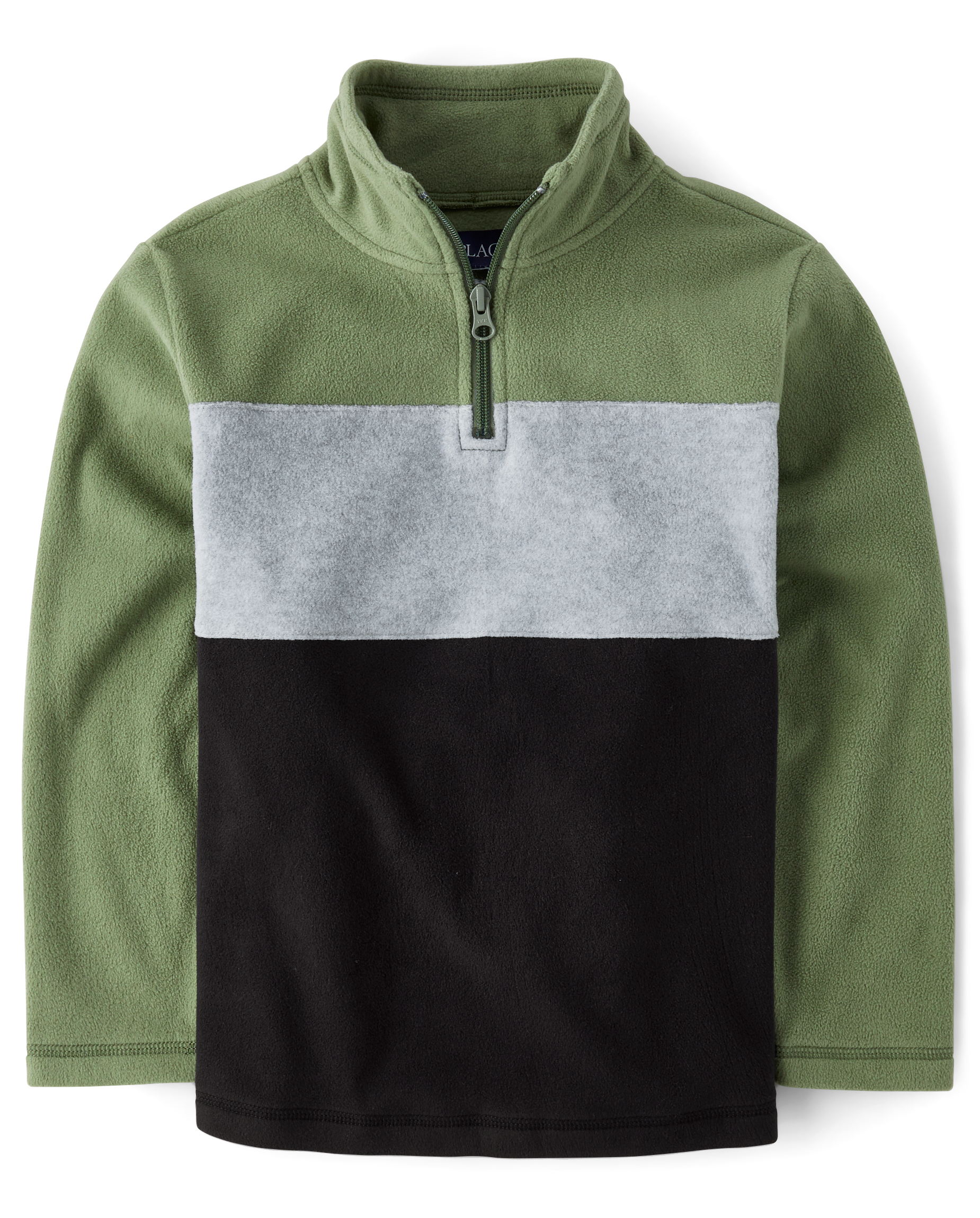 【NEIGHBORHOOD】FLEECE HALF ZIP PULLOVER LS Neighborhood Fleece half-zip Sweatshirt | Green | FARFETCH UK