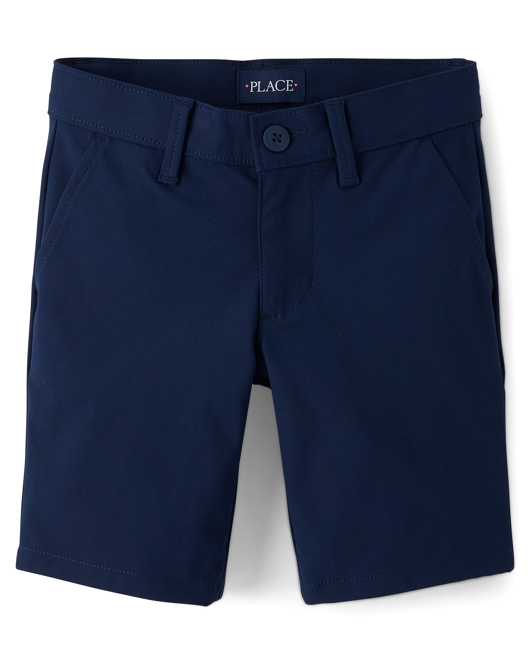Girls Uniform Quick Dry Chino Shorts - BLUE | The Children's Place