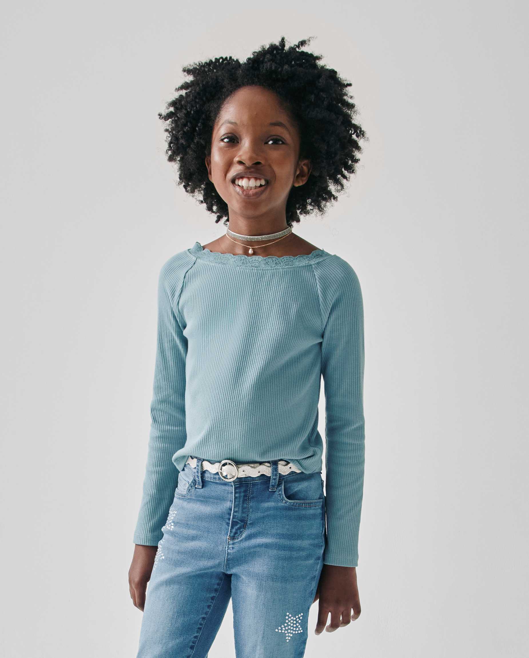 トップス MULTI SHOULDER PARTS RIB TOPS Eaphi Women's Cream Rib-Knit Off-the-Shoulder Top | H&M CA
