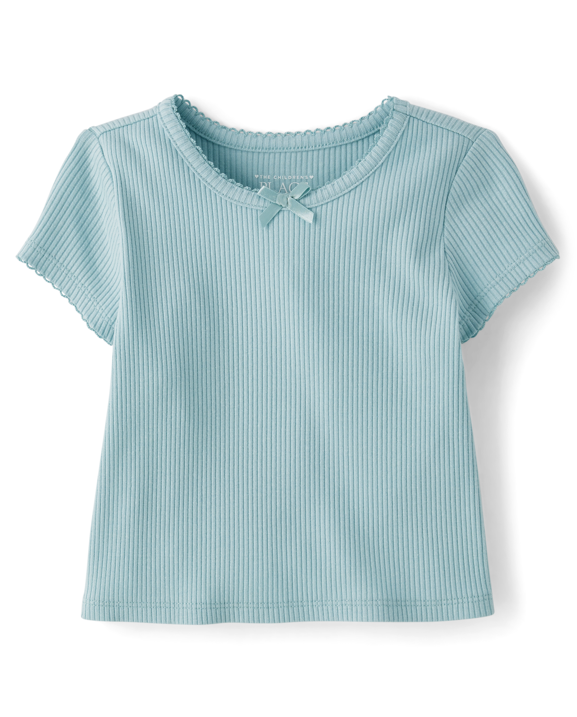 新品 25SS Balloon Tee - Dove Pointelle 2Y Baby And Toddler Girls Short Sleeve Floral Pointelle Baby