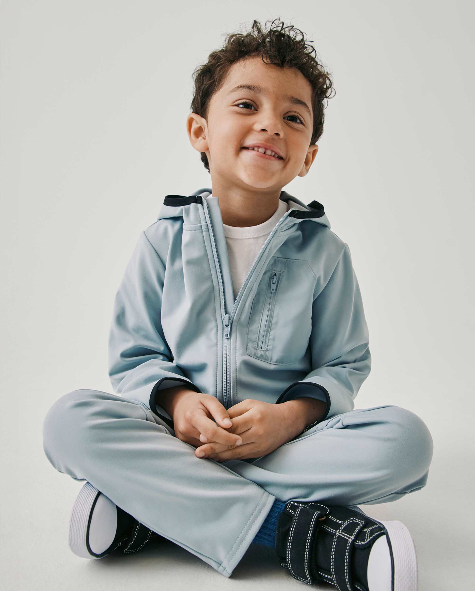 Baby And Toddler Boys Zip Up Hoodie And Tech Track Pants 2