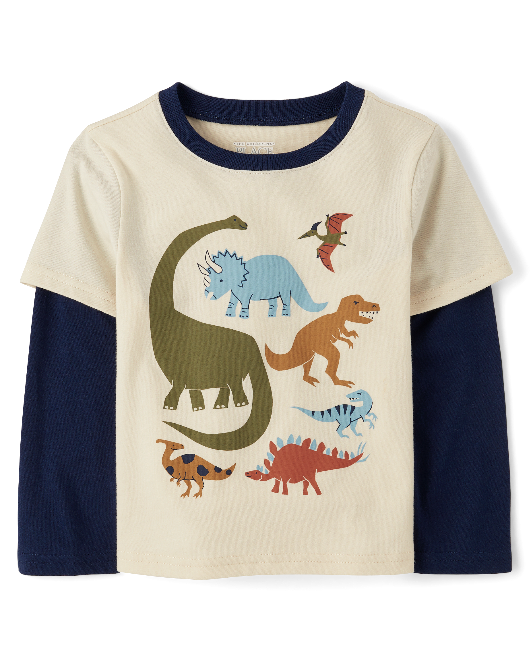 Baby And Toddler Boys Long Sleeve Graphic Layered Top