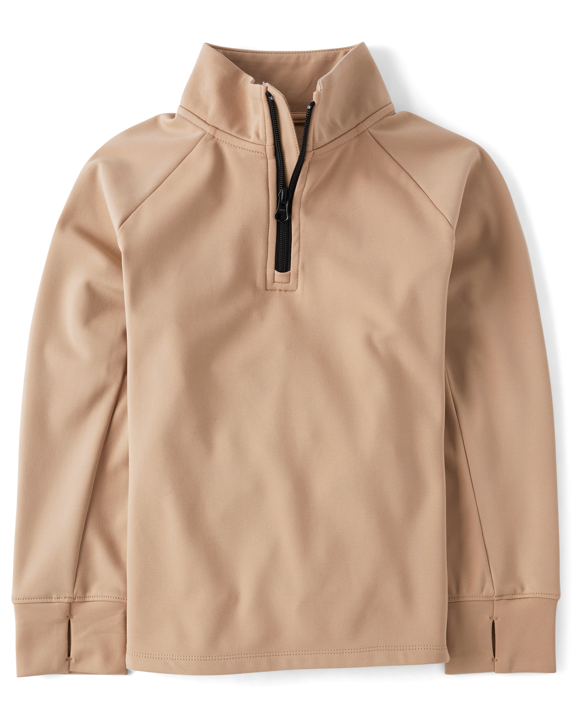 Boys Long Raglan Sleeve Performance Cozy Tech Half Zip Pullover