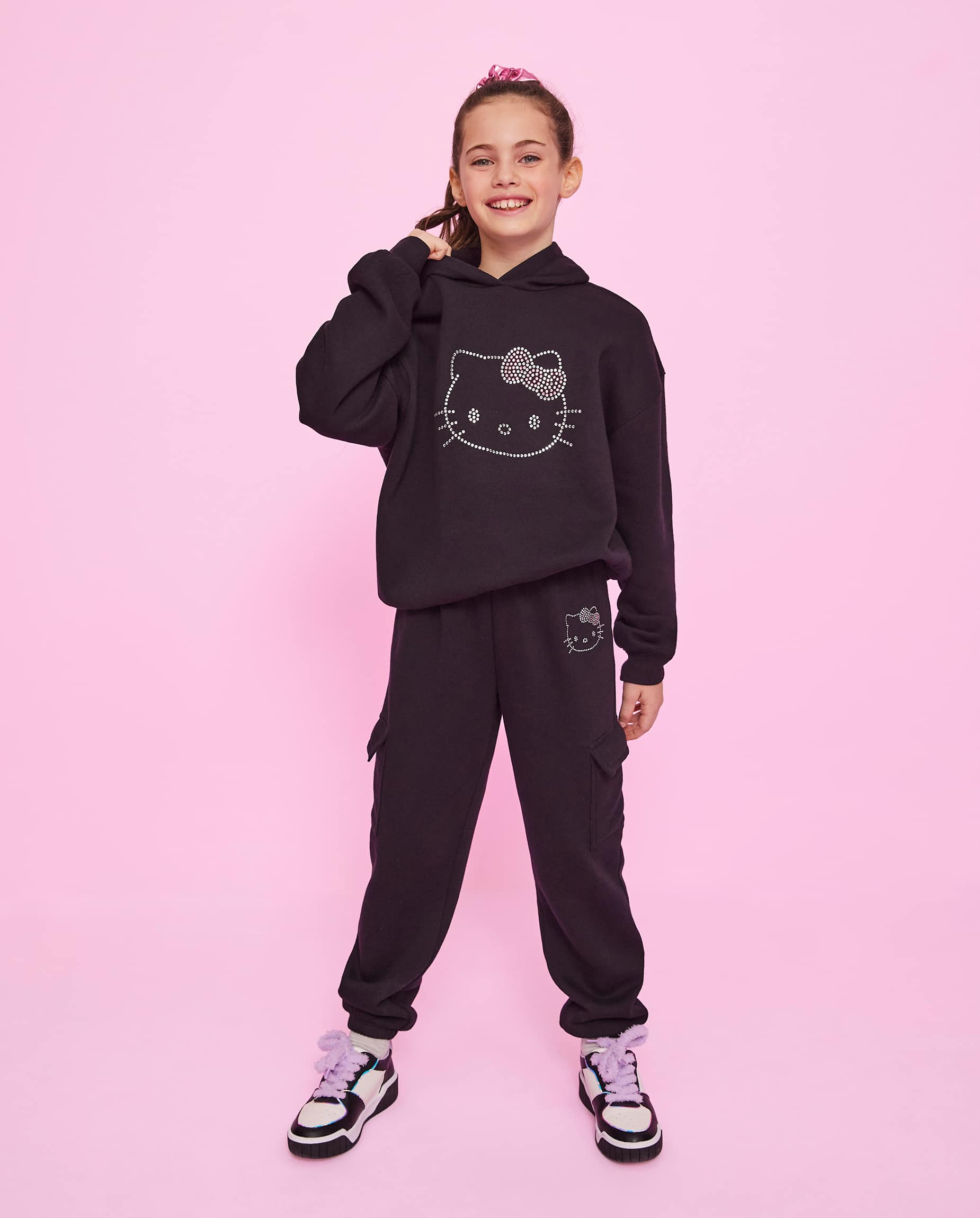 Hello Kitty Conjunto De Sudadera Y Leggings De Forro Hello Kitty Conjunto De Sudadera Y Leggings De Forro