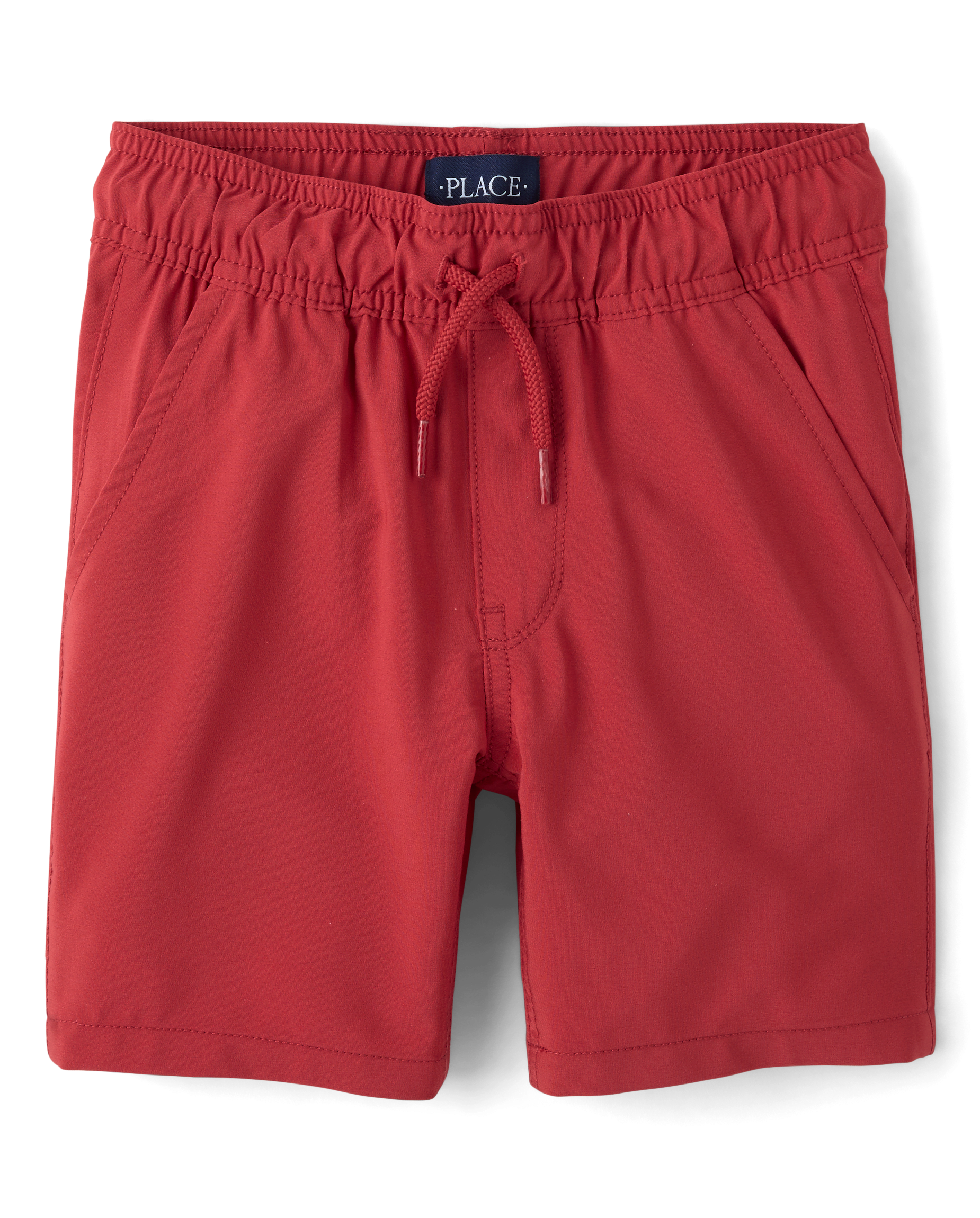 Boys Quick Dry Pull On Shorts - RED | The Children's Place