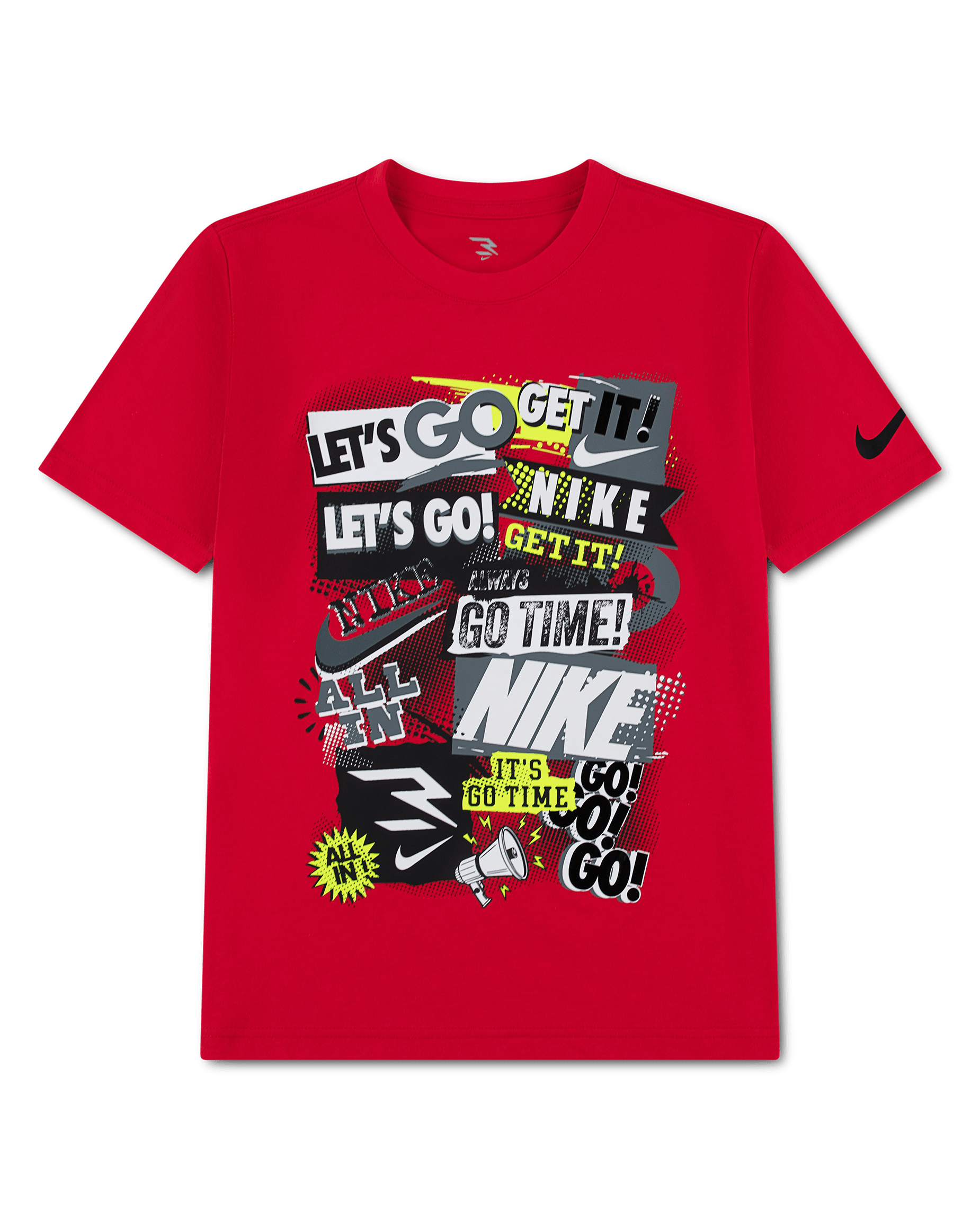 Boys Short Sleeve Nike 3BRAND by Russell Wilson Go Time Graphic
