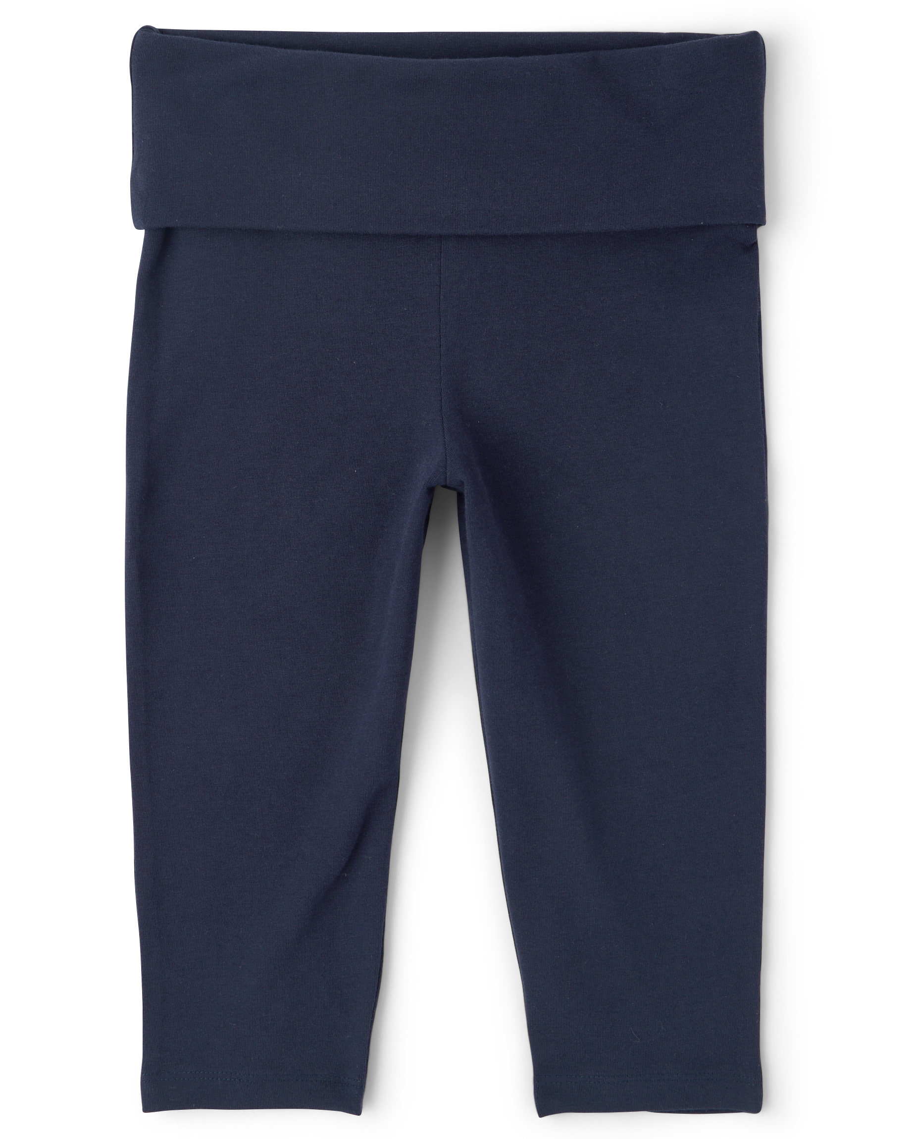 Girls Foldover Capri Leggings - BLUE | The Children's Place