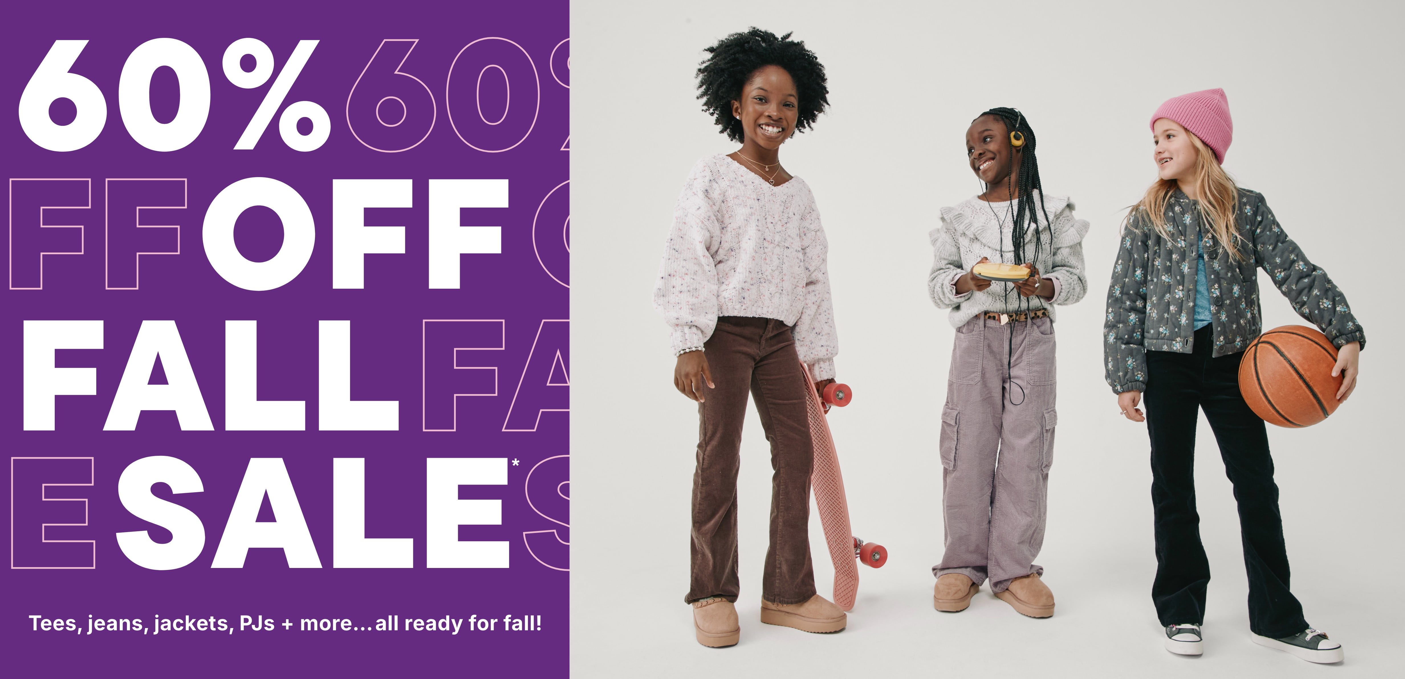 60 % de réduction sur les soldes d'automne