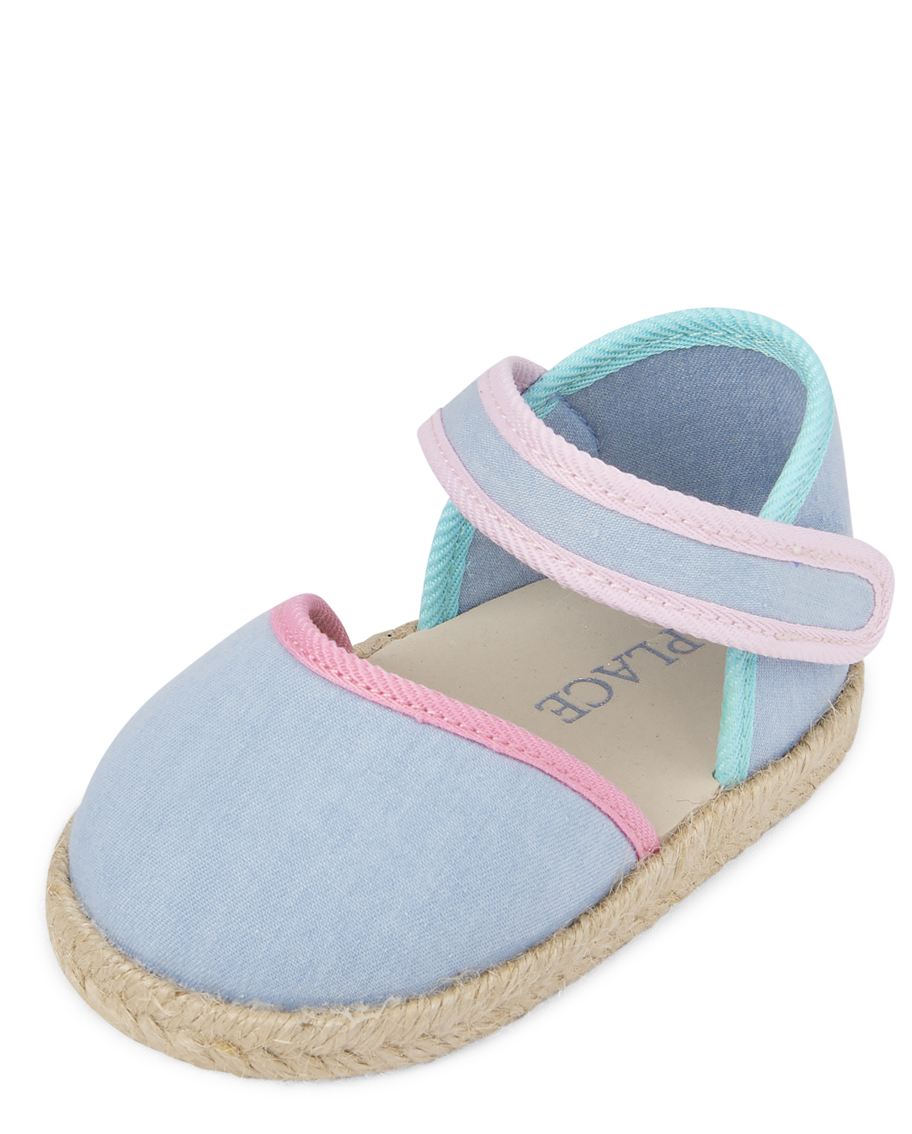 NEXT Baby Girls Pram Shoes Size 1 Age 3 6 Months Pink Sandals Summer Espadrilles 