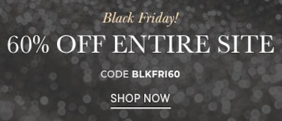 Almost Everything 60% Off with code BLKFRI60