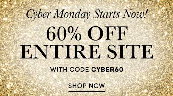 Entire Site 60% Off with code CYBER60