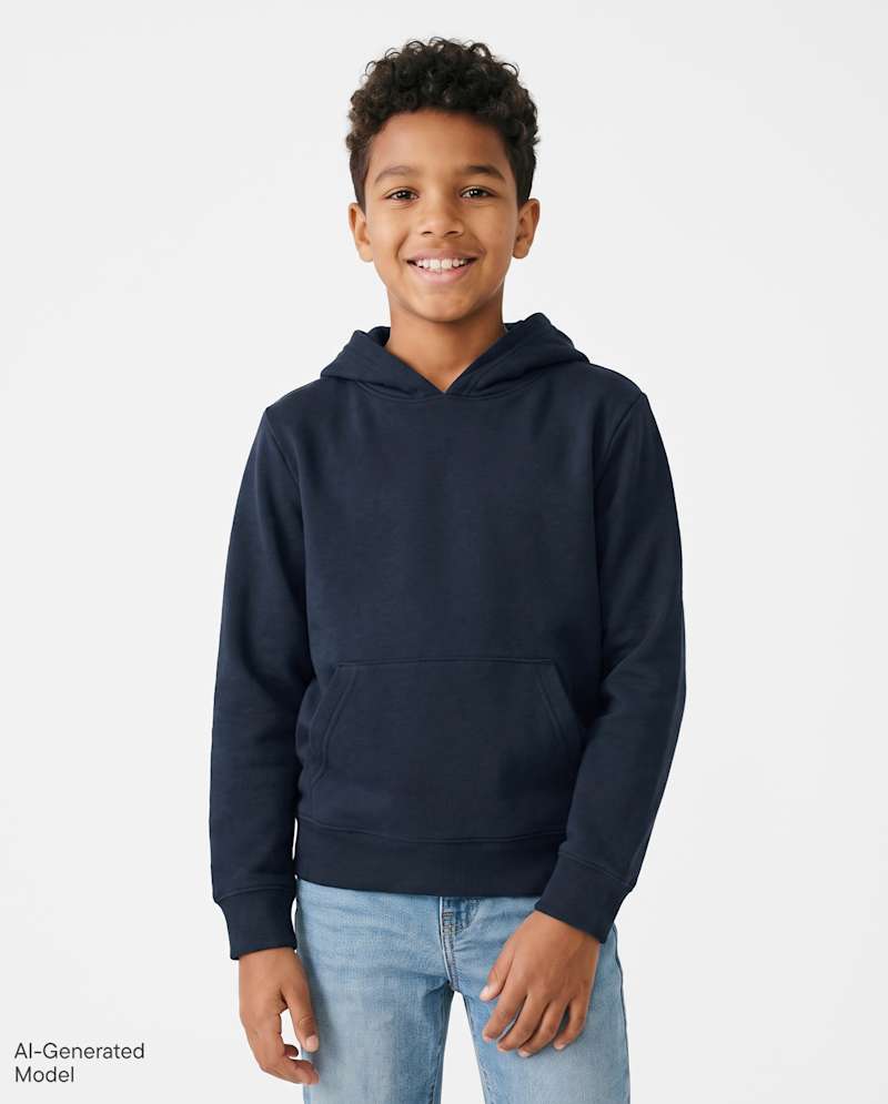 Boys Fleece Hoodie - blue