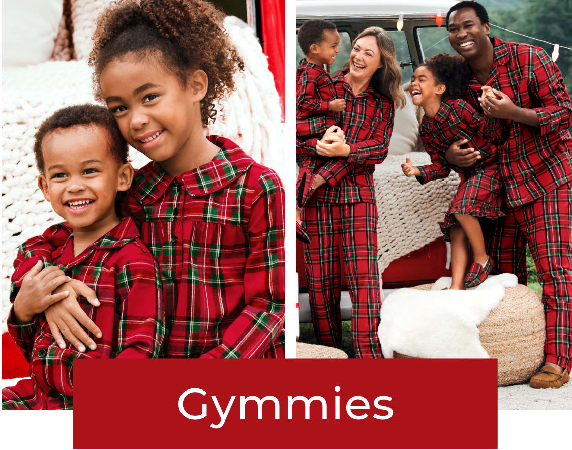 Nuevo con etiquetas niñas Gymboree Rojo Largo Pijamas/Pijama/gymmies 2T y 3 años de edad - Regalo 