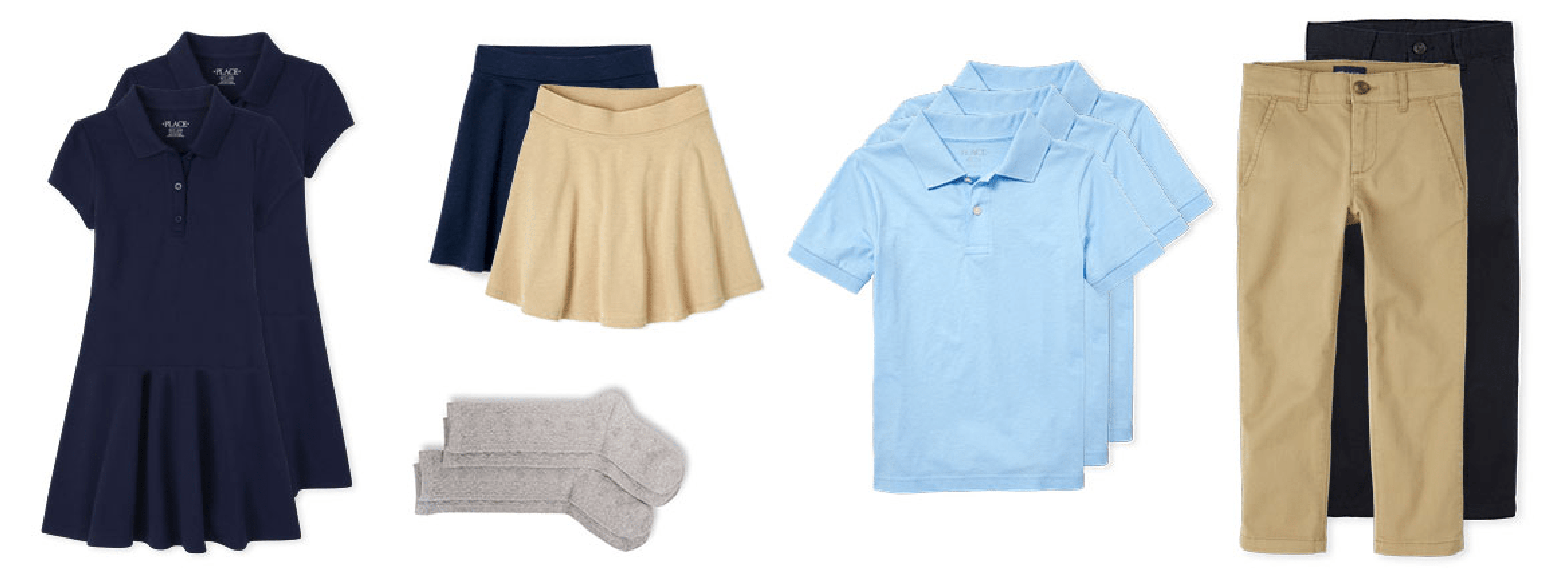 children's place uniform shoes
