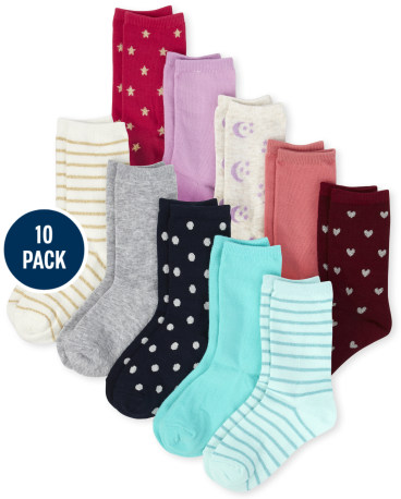 The Childrens Place Big Girls Ankle Socks 