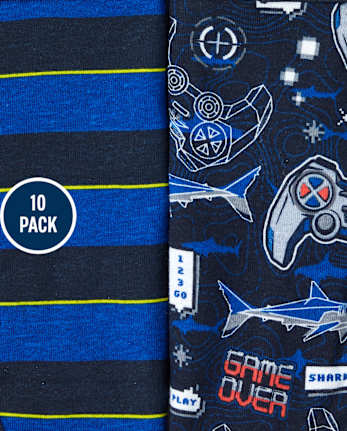Boys Video Game Brief Underwear 10-Pack