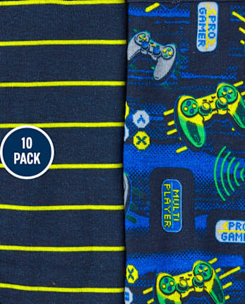 Boys Video Game Brief Underwear 10-Pack