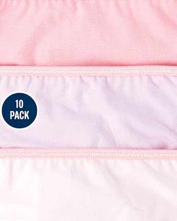Ropa interior de bikini de unicornio para niñas, paquete de 10