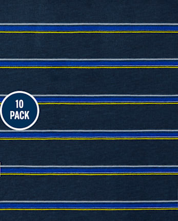 Boys Shark Boxer Brief Underwear 10-Pack