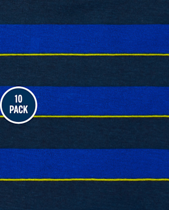 Boys Shark Boxer Brief Underwear 10-Pack