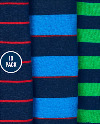 Toddler Boys Transportation Brief Underwear 10-Pack