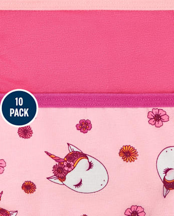 Paquete de 10 bikinis de unicornio para niñas