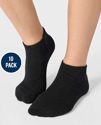 Kids Cushioned Ankle Socks 10-Pack