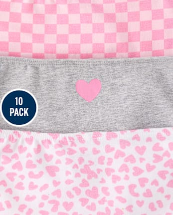 Girls Butterfly Bikini Underwear 10-Pack