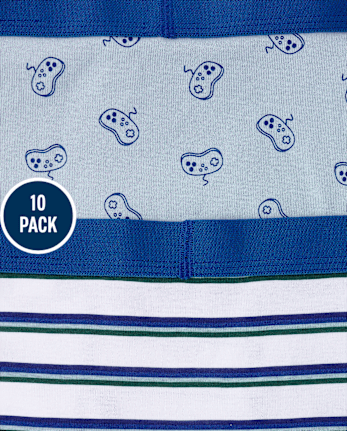 Boys Video Game Boxer Brief Underwear 10-Pack
