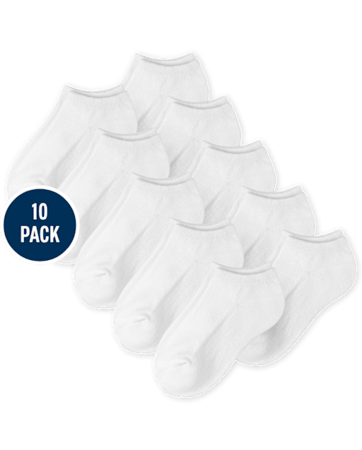 Lot de 10 paires de chaussettes unisexes pour enfants