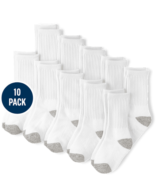 Lot de 10 paires de chaussettes pour bébés et tout-petits garçons