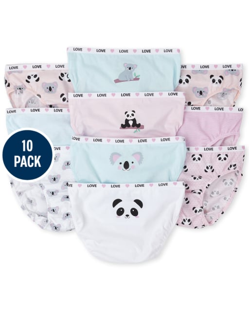 Girls Koala Underwear 10-Pack