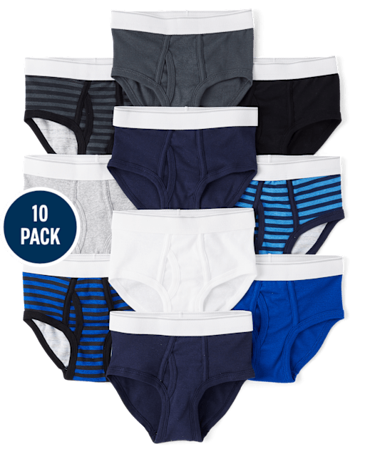 Boys Brief Underwear 10-Pack