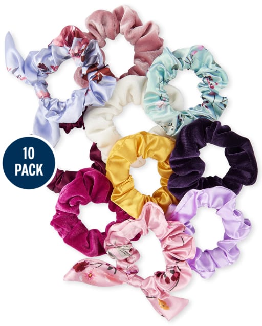 Girls Scrunchie 10-Pack
