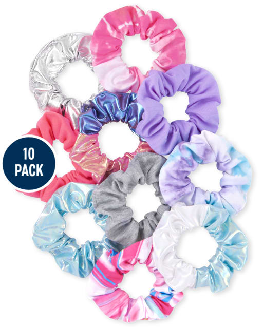 Girls Scrunchie 10-Pack