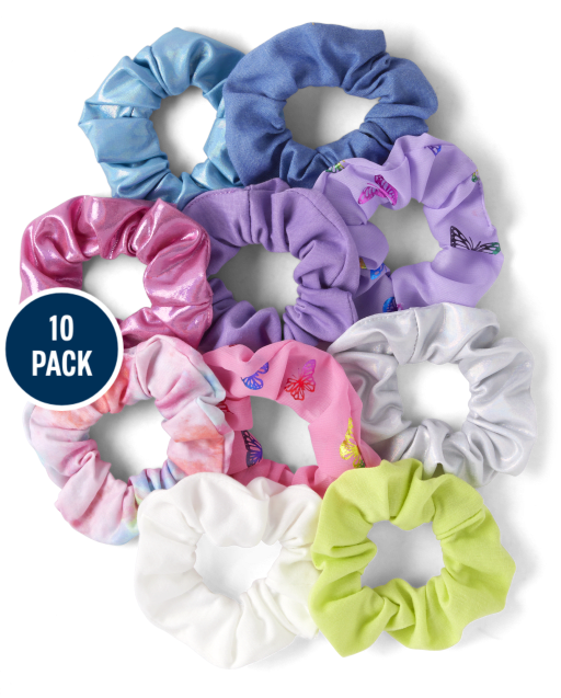 Girls Butterfly Scrunchie 10-Pack | The Children's Place - MULTI