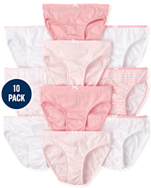Sous-vêtements pour filles, paquet de 10