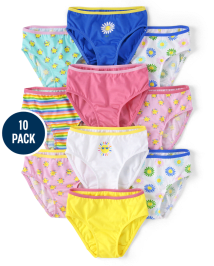 Culottes fille lot de 10