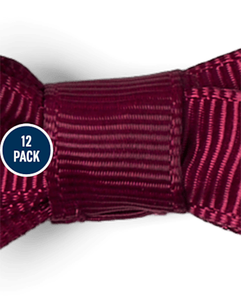 Toddler Girls Bow Hair Clip 12-Pack