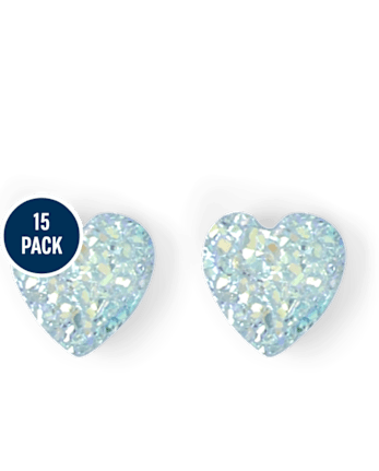 Lot de 15 boucles d'oreilles étoiles pour filles