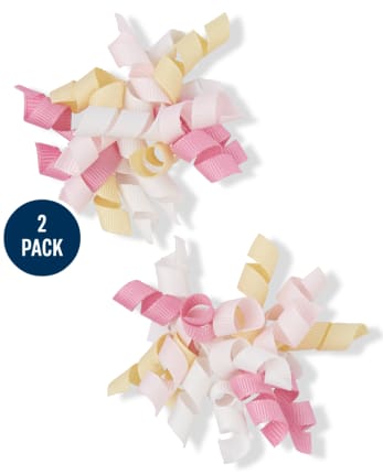 Girls Curly Hair Clips - Spring Jubilee