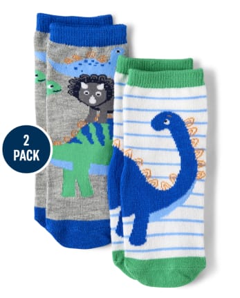 Pack de 2 calcetines midi para niño - Hello Dino