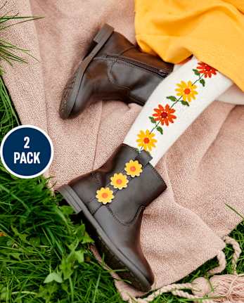 Pack de 2 medias de girasol para niña - Harvest