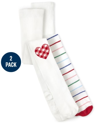 Girls Tights 2-Pack - Farming Friends